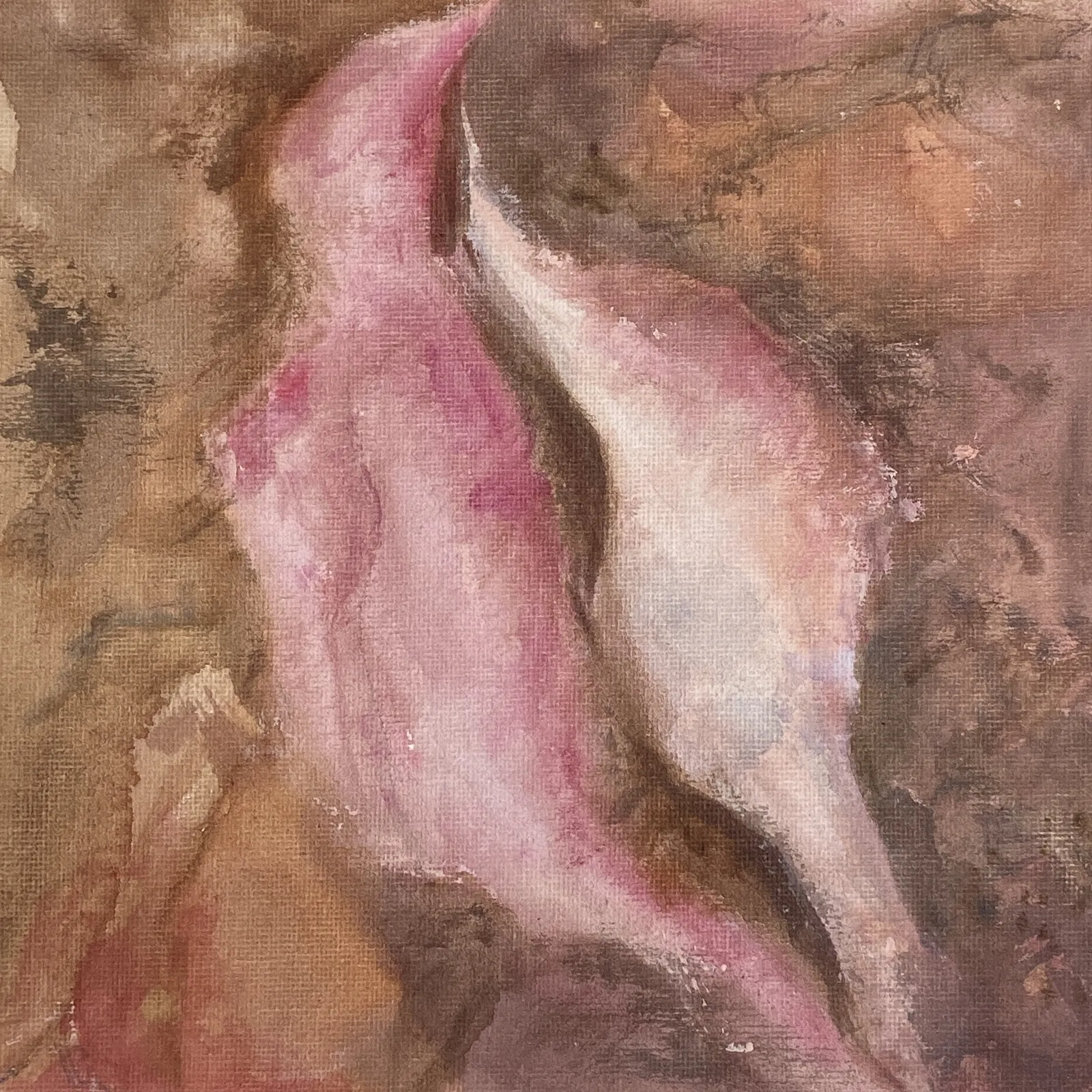 Зображення "A Soft Kiss" від Вікторія Колесникова, розмір: 21x21 cm, матеріали: acrylic on canvas, медіум: Живопис, місто: Україна, ціна: ₴2000 Фото 1 з 9.